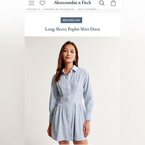 Abercrombie Shirt Poplin Dress.
